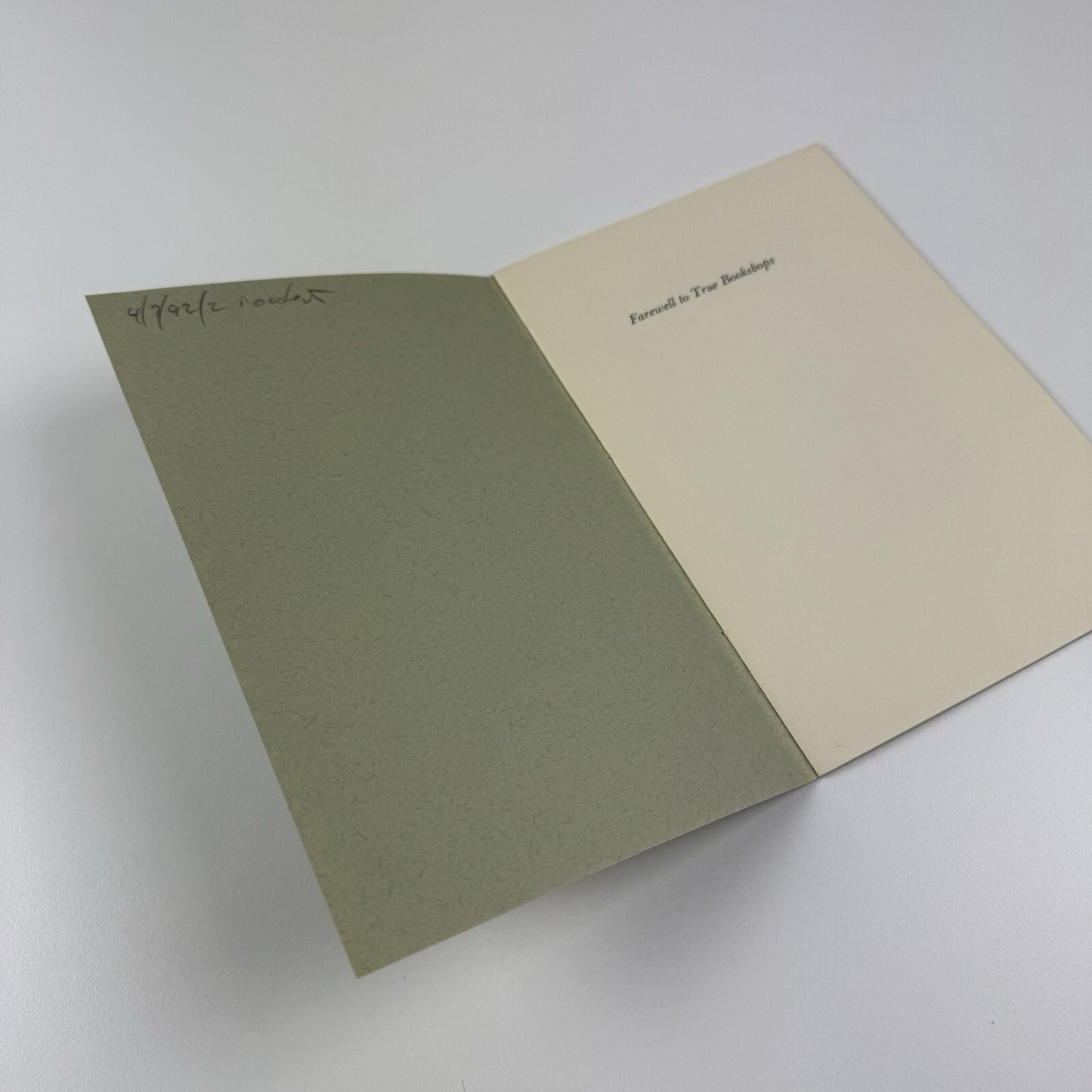 Farewell to True Bookshops by John F.X. Harriott | The Rocket Press, 1987