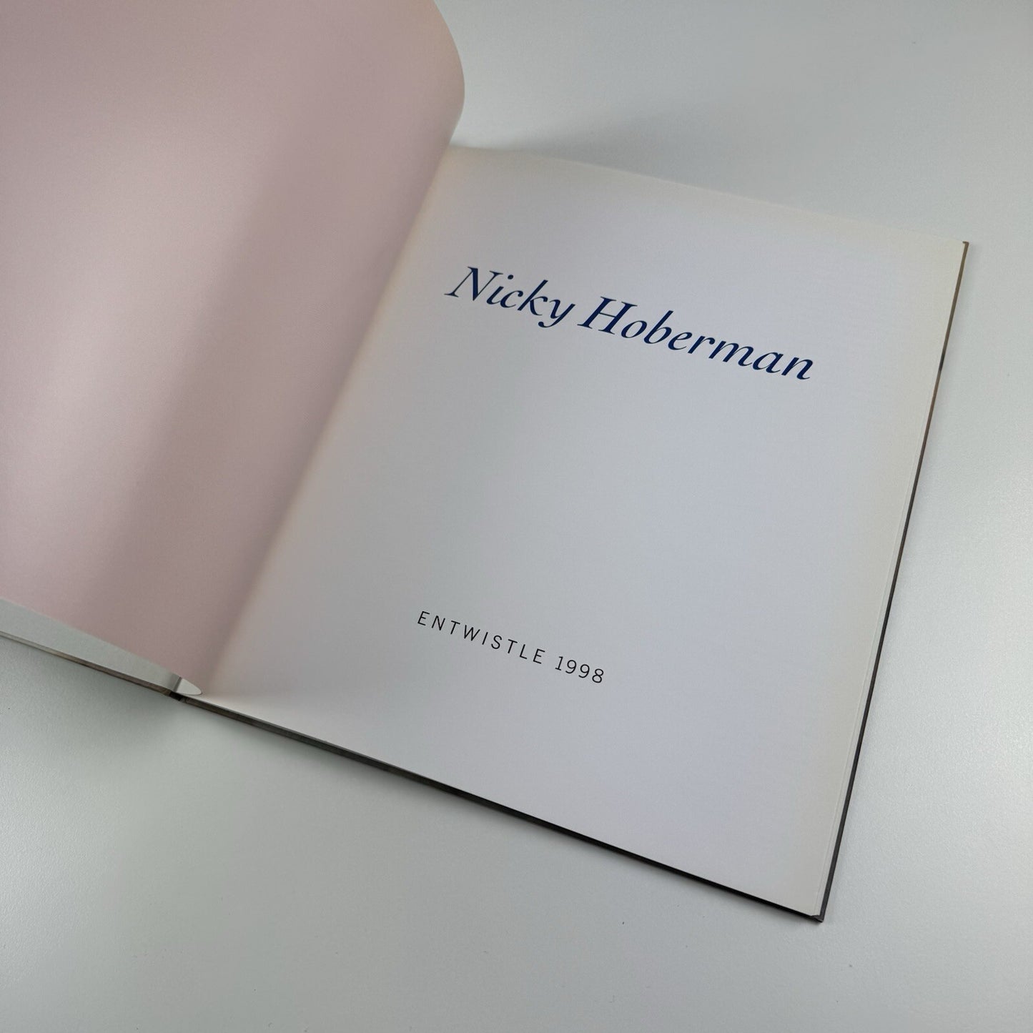Nicky Hoberman | Entwistle London exhibition catalogue, 1998