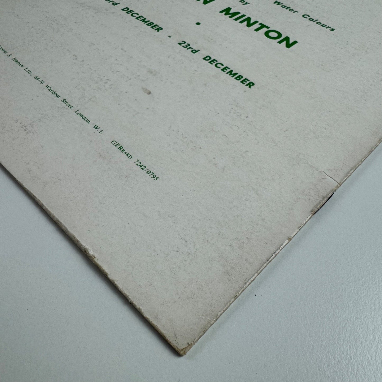 René Magritte | The Lefevre Gallery November 1953 catalogue and press release
