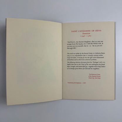 Saint Catharine of Siena | St Albert’s Press Aylesford, 1958