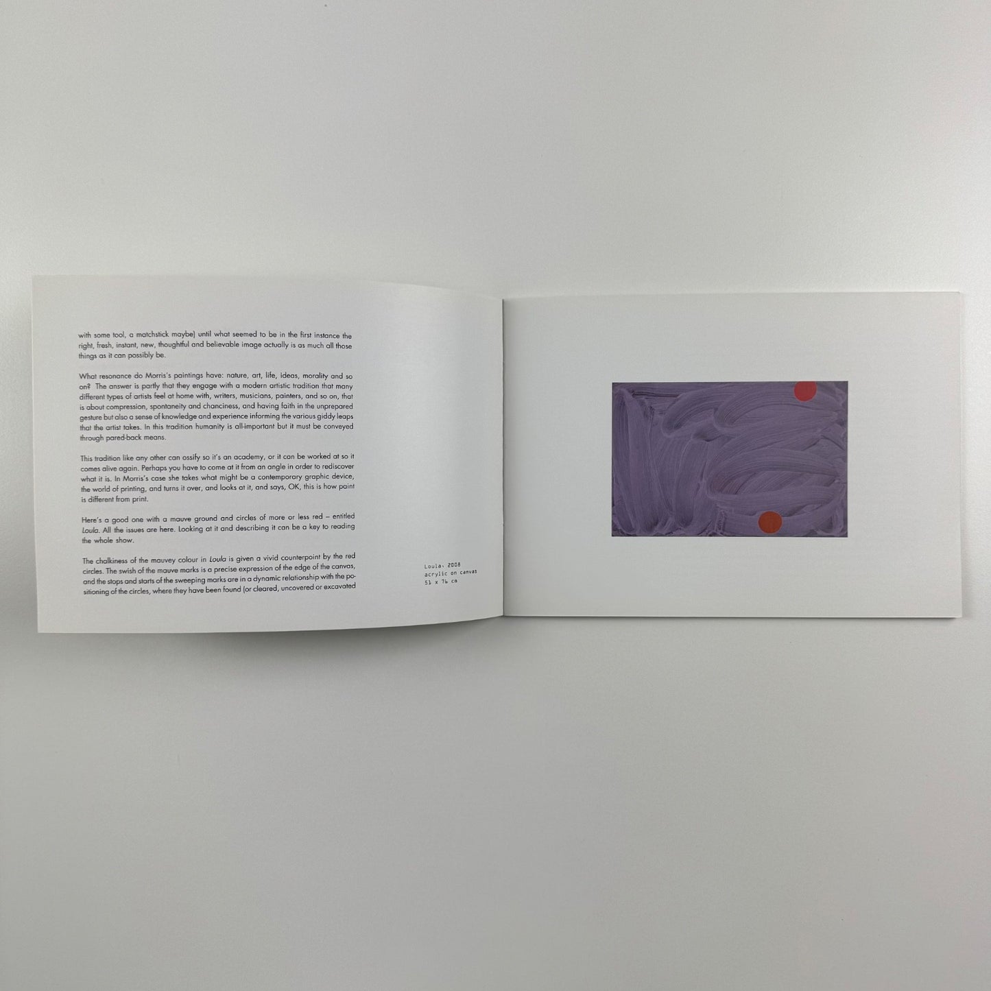 Mali Morris. New Paintings | Poussin Gallery, 2008