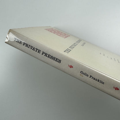 The Private Presses by Colin Franklin | Studio Vista, 1970 reprinted edition