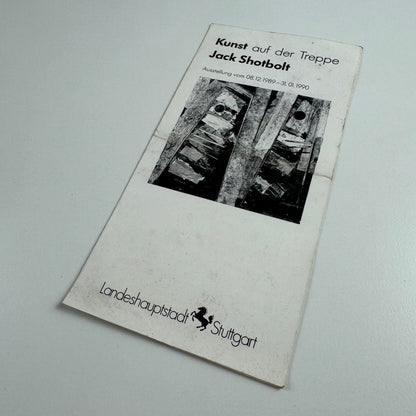 Leaflet for Kunst auf der Treppe Jack Shotbolt | Landeshauptstadt Stuttgart 1989/90