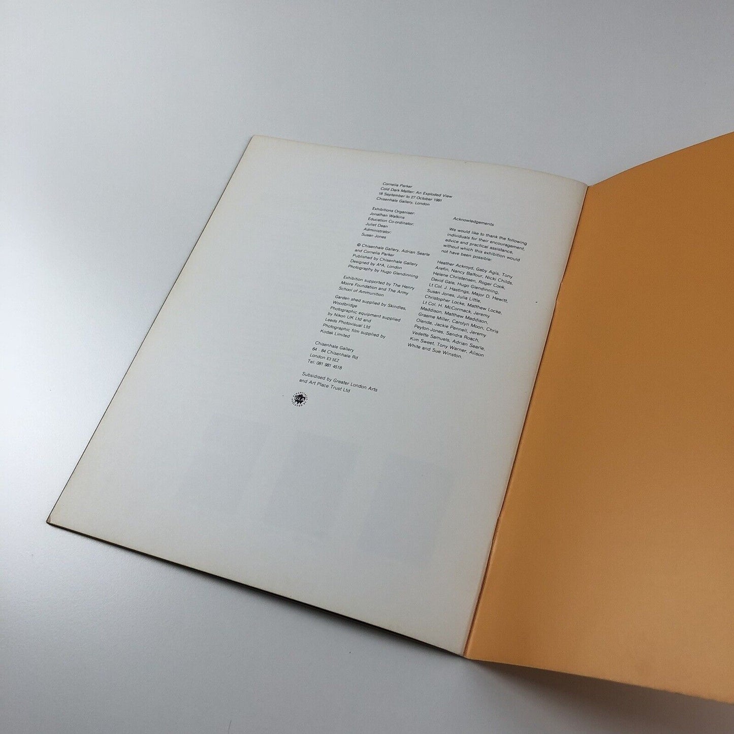 Cornelia Parker. Cold Dark Matter: An Exploded View | Chisenhale Gallery, 1991