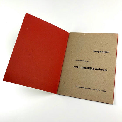 Voor Dagelijks Gebruik – Willem Wagenfeld | Stedelijk Museum catalogue, 1961