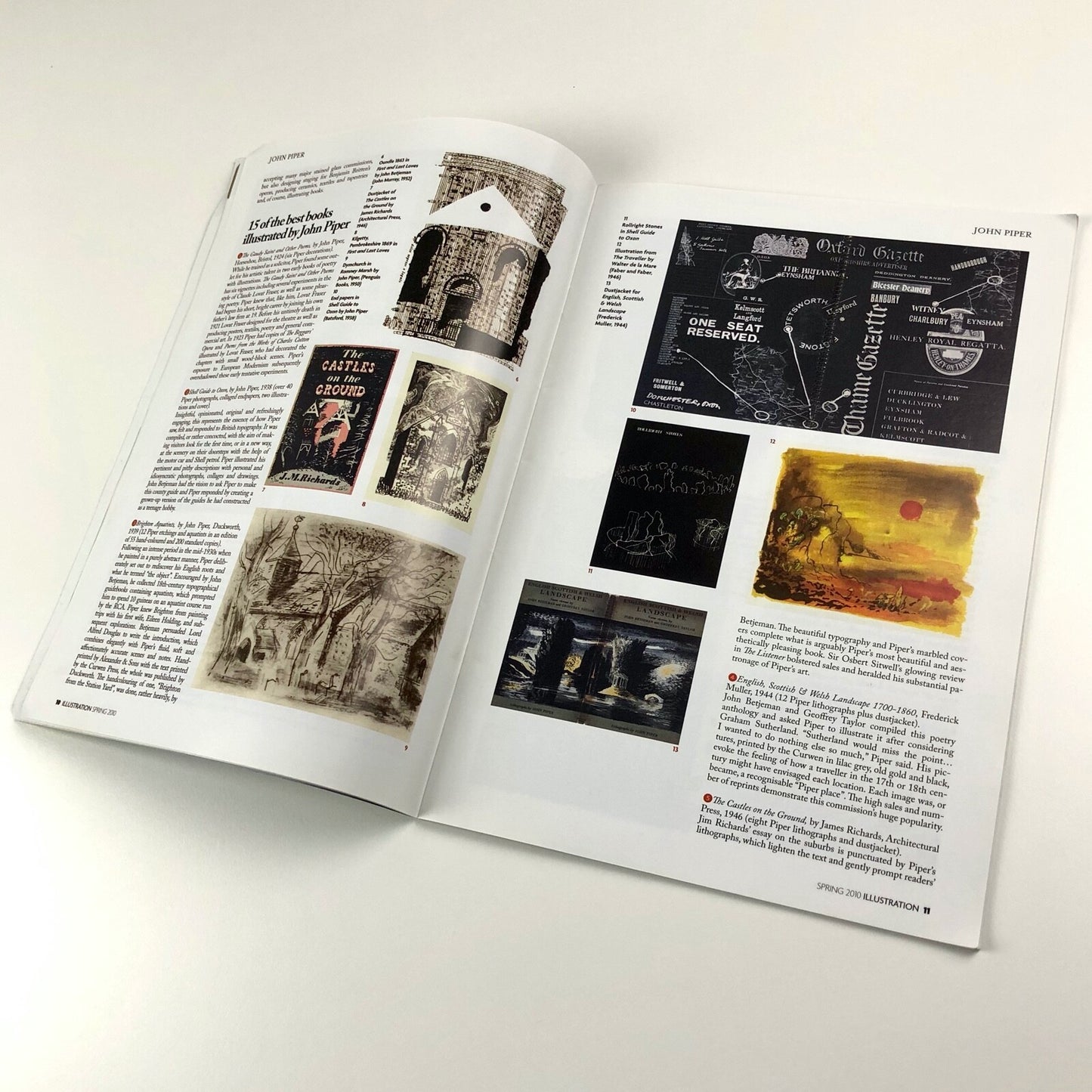 Illustration Spring 2010 Issue 23 | Includes Best of British: John Piper's Books
