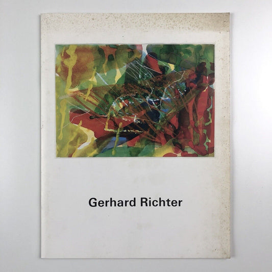 Gerhard Richter | Deutsche Bank collection catalogue booklet | Ulrich Wilmes, 1988