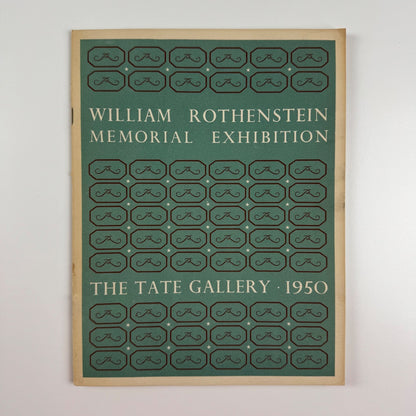 William Rothenstein Memorial Exhibition | Tate, 1950