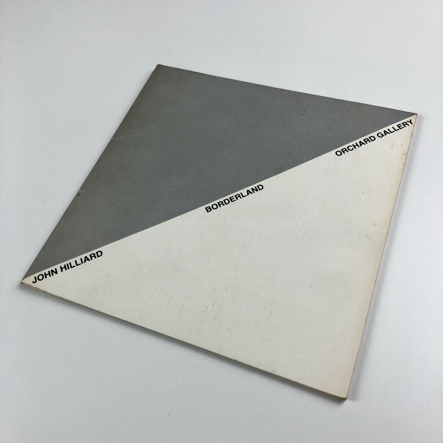 John Hilliard. Borderland – England/Scotland, USA/Canada | Orchard Gallery, Londonderry | 1981 catalogue