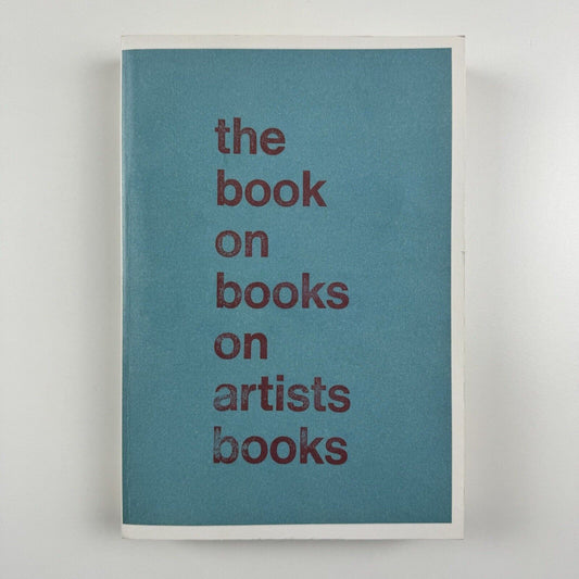 The Book on Books on Artists Books | Arnaud Desjardin 2013, Everyday Press | Signed
