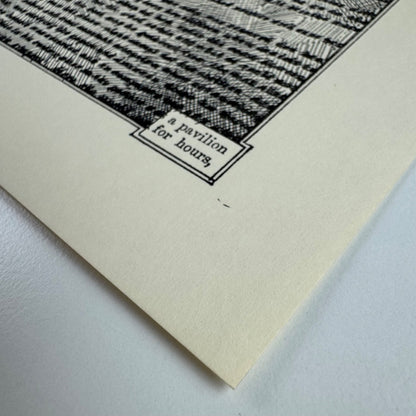 A Humument page 366 'not in lead or wood,' by Tom Phillips | The Tetrad Press, 1970
