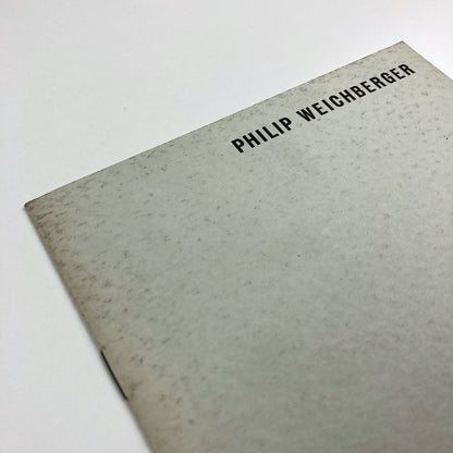 Philip [Philipp] Weichberger. Gemälde, Gouachen | Kunsthalle Bremen exhibition catalogue, 1959