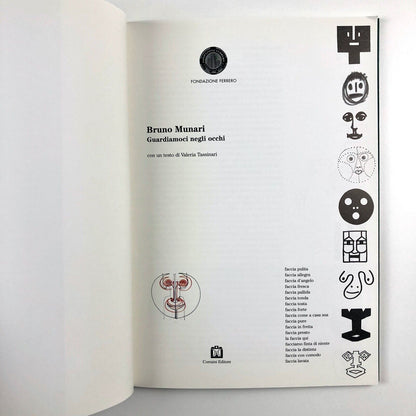 Bruno Munari | Guardiamoci negli occhi | Exhibition catalogue, 1999