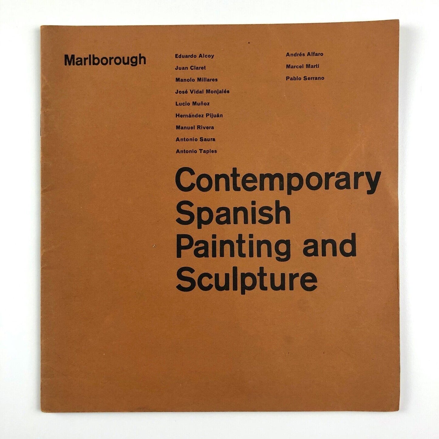 Contemporary Spanish Painting & Sculpture | Marlborough Fine Art catalogue, 1962 | catalogue design by Gordon House