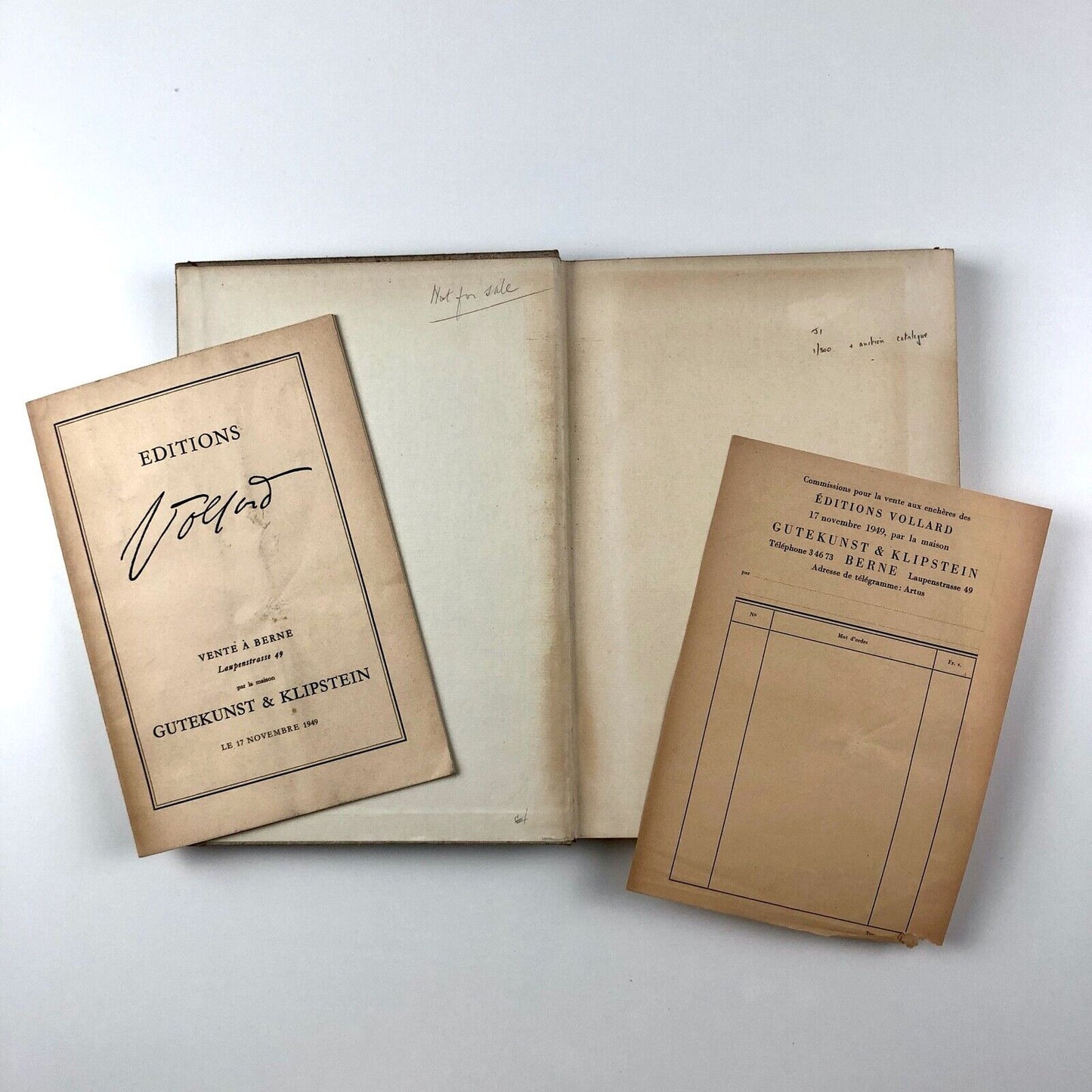 Ambroise Vollard Editeur 1867-1939 – An appreciation and catalogue by Una E. Johnson, Curator of Prints and Drawings, The Brooklyn Museum, 1944 | Wittenborn and Company, New York (1949)