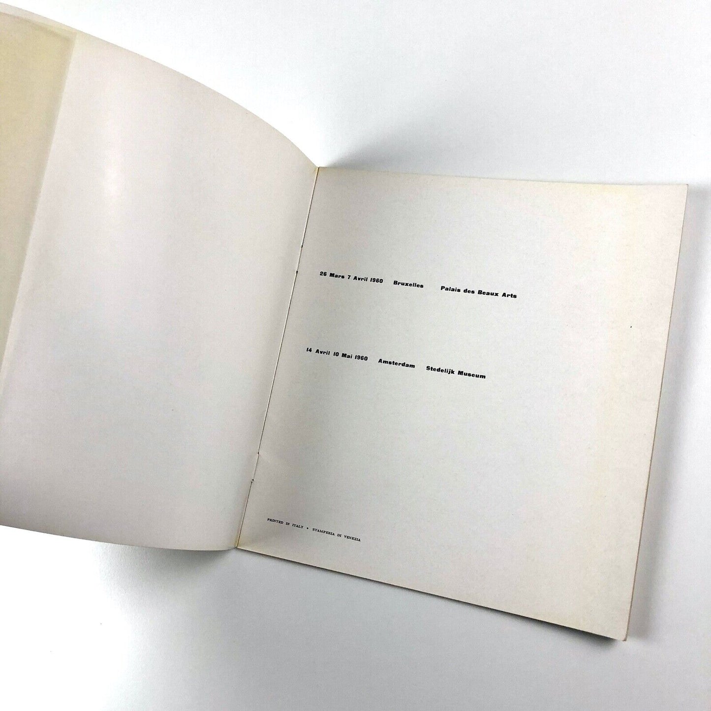 [Giuseppe] Santomaso | Stedelijk Museum & Palais des Beaux Arts, 1960