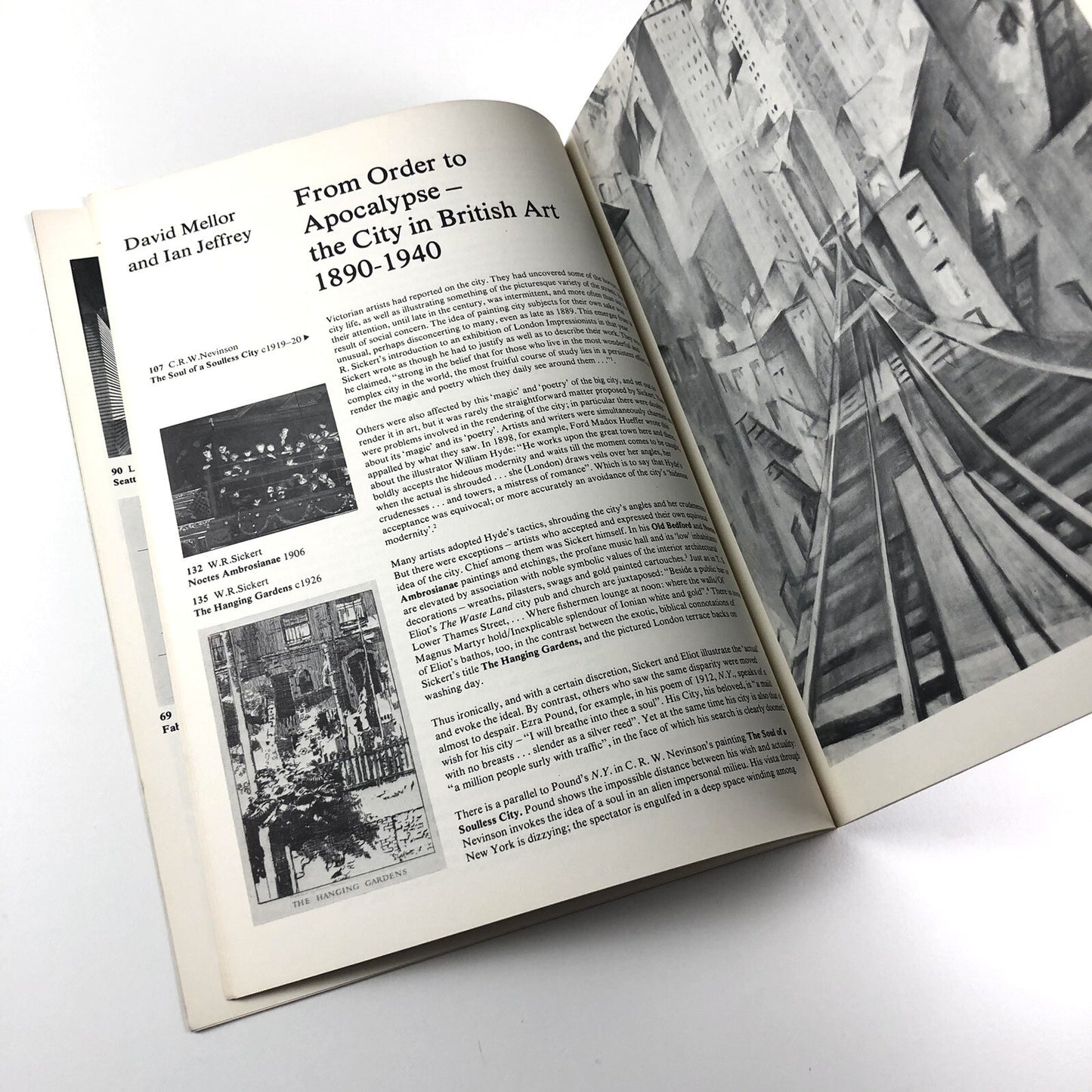 Cityscape 1910-39 – Urban themes in American, German & British Art | Arts Council catalogue, 1977-78