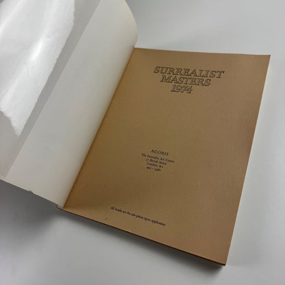 Surrealist Masters 1974 | Acoris The Surrealist Art Centre 1974