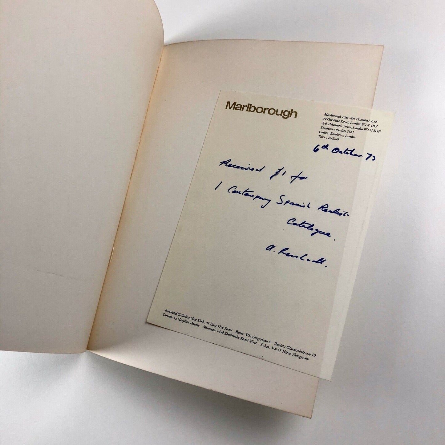 Contemporary Spanish Realists | Marlborough Fine Art (London) catalogue, 1973 - catalogue design by Gordon House