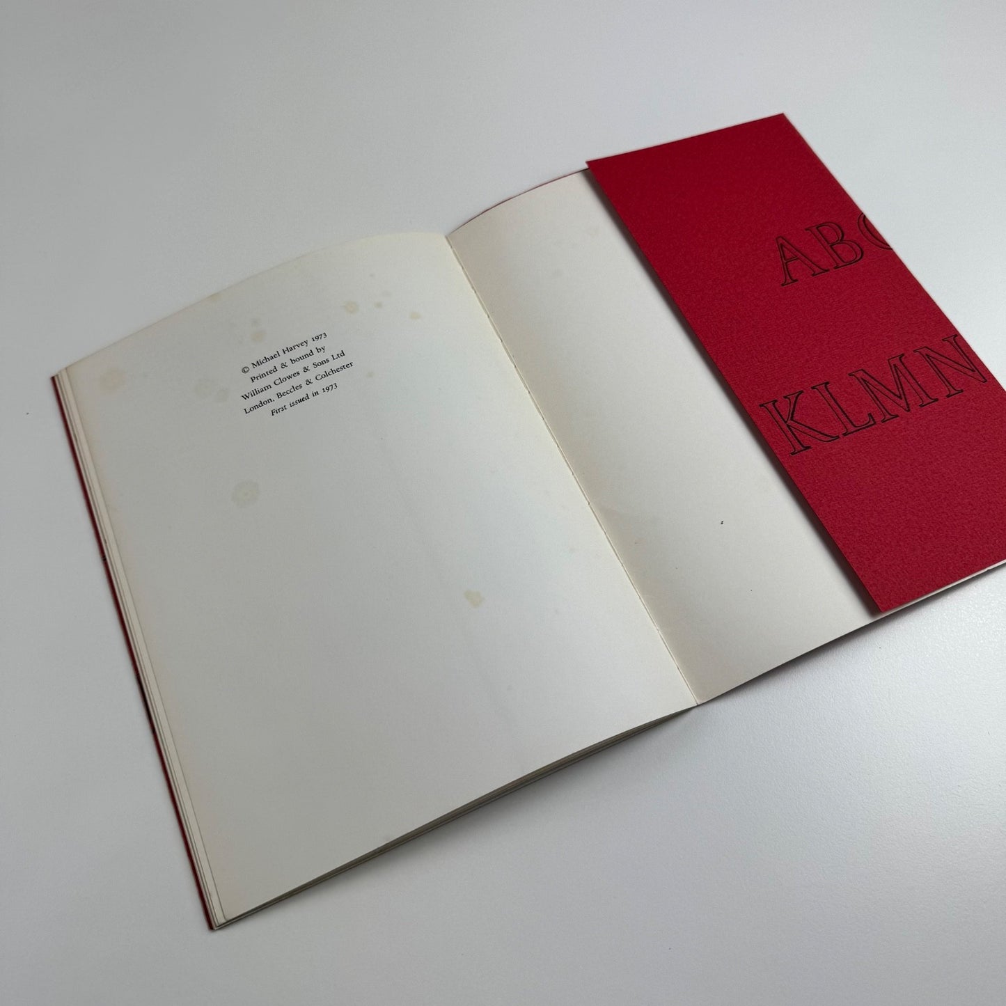 Letters into Words by Michael Harvey | William Clowes & Co, 1973