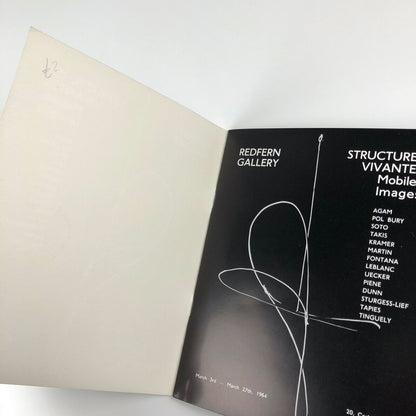 Structures Vivantes Mobiles Images (kinetic art exhibition) | Redfern Gallery 1964 [Kenneth Martin object illustrated on front cover]