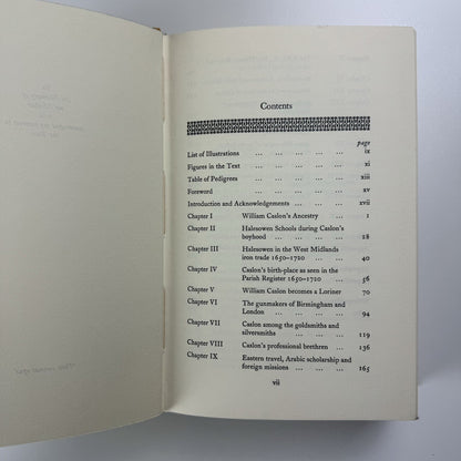 William Caslon 1693-1766 – Master of Letters by Johnson Ball | Roundwood Press, 1973