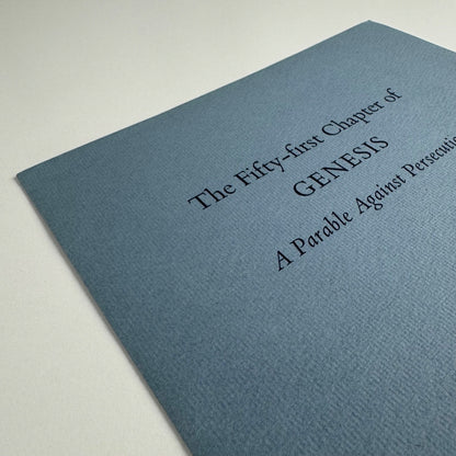 Offprint: The Fifty-first Chapter of Genesis. A Parable Against Persecution | Friends of Philip & Fanny Duschnes Dec 1958