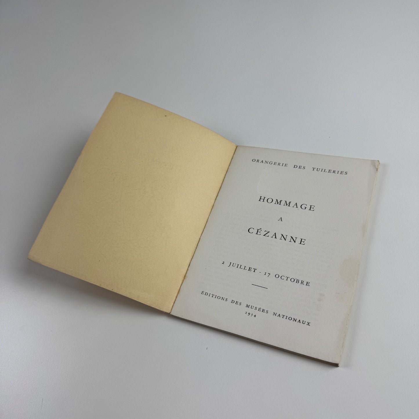 Hommage a Cézanne | Orangerie des Tuileries Éditions des Musées Nationaux, 1954