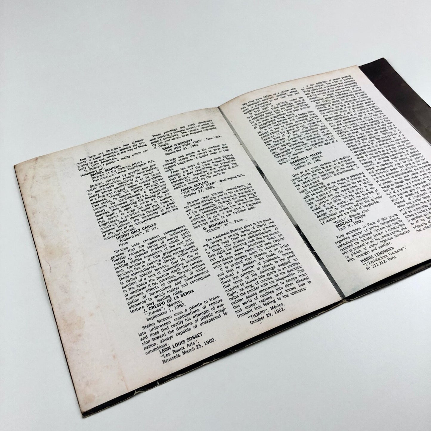Stefan Strocen exhibition catalogue | Drian Galleries, 1965?