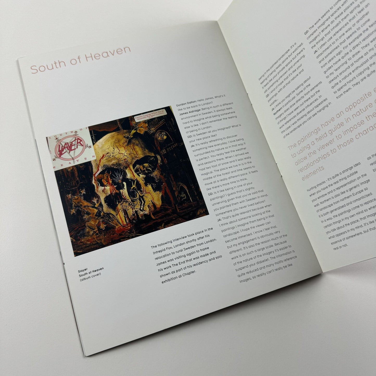 James Aldridge. Seasons in the Abyss | Chapter/David Riseley Gallery, 2005