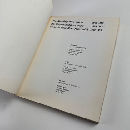 The Non-objective World 1939-1955 | Annely Juda Fine Art, 1972