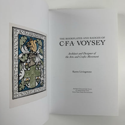 The Bookplates and Badges of C.F.A. Voysey by Karen Livingstone | Antique Collectors’ Club, 2011