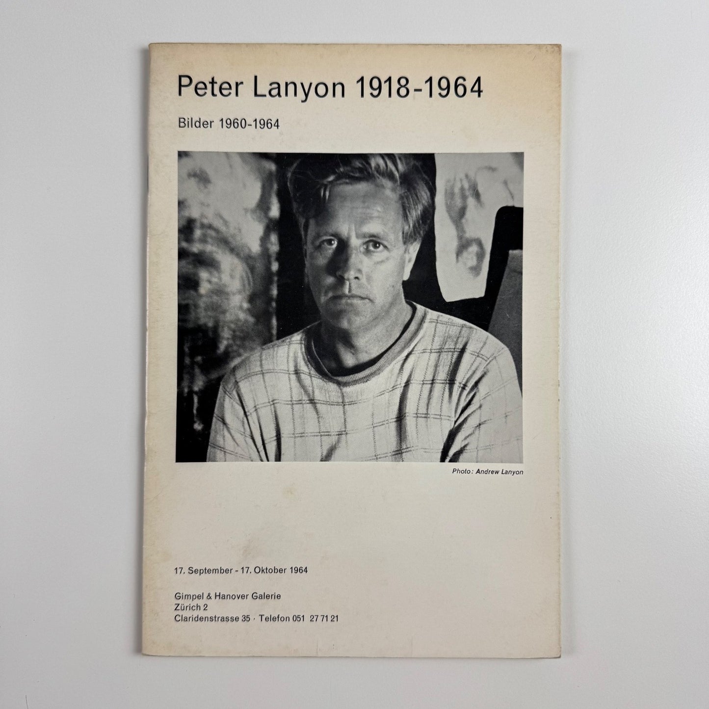 Peter Lanyon 1918-1964. Bilder 1960-1964 Gimpel & Hanover Galerie 1964