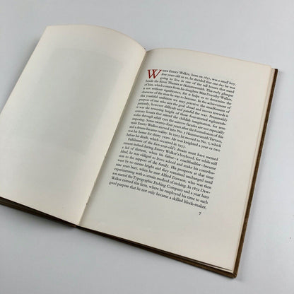 Sir Emery Walker and the revival of printing by C. Volmer Nordlunde 1959 | Double Crown Club connection