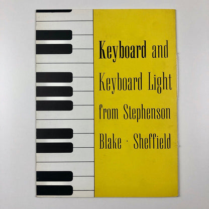 Keyboard and Keyboard Light | Stephenson Blake type specimen booklet