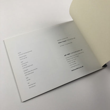 Eileen Cooper – Time of Your Life | Art First Contemporary Art exhibition catalogue, 2005