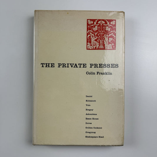 The Private Presses by Colin Franklin | Studio Vista, 1970 reprinted edition