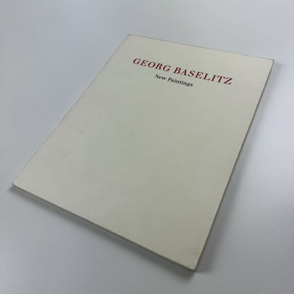 Georg Baselitz. New Paintings | Anthony d'Offay Gallery, London 1999 catalogue