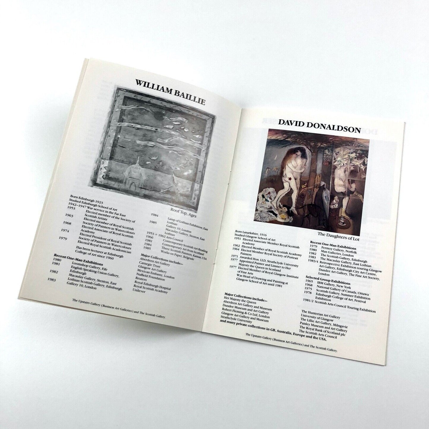 Ten Scottish Painters. The Upstairs Gallery | Royal Academy of Arts catalogue booklet, 1986