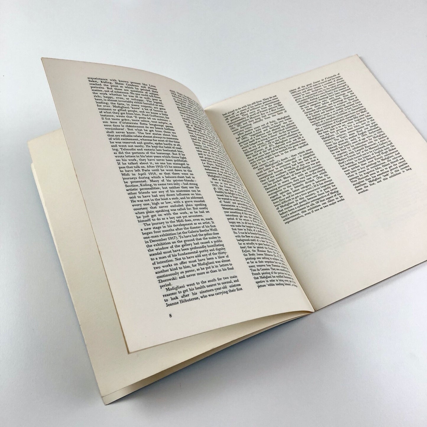 Modigliani – Tate Gallery / Edinburgh Festival Society catalogue, November 1963