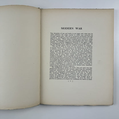 Modern War – C.R.W. Nevinson | Grant Richards Ltd, 1917 | Intro P. G. Konody