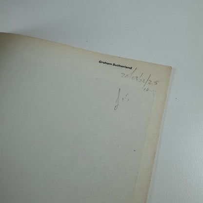 Graham Sutherland A Bestiary | Marlborough May-June 1968 Gordon House typography