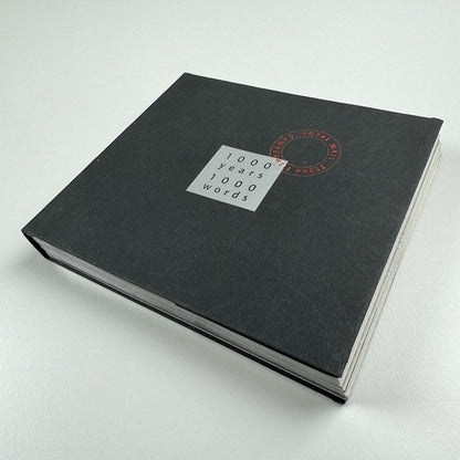 A thousand years A thousand words. A Celebration of the Royal Mail Millennium Stamps project by Michael Benson | The Camberwell Press, 1999