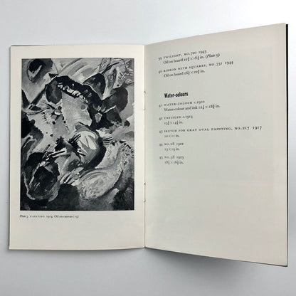 Paintings by Kandinsky from the Guggenheim New York | Tate catalogue, 1958