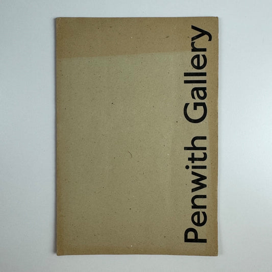 Catalogue Penwith Society Gallery autumn exhibition 1969