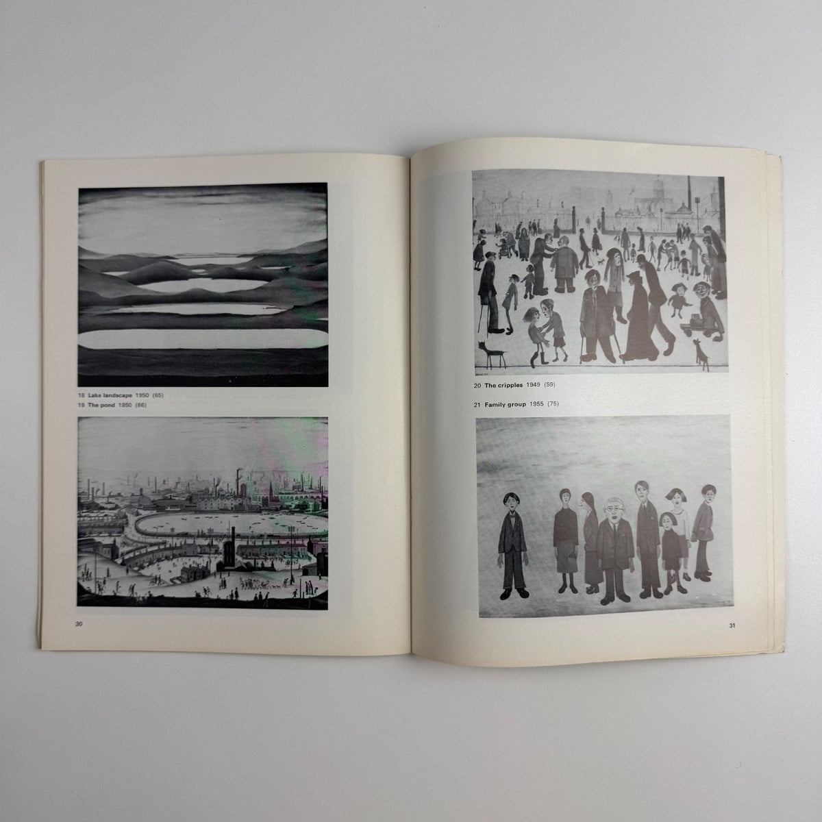L.S. Lowry retrospective exhibition | Arts Council 1966/67 + private view invite