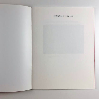 Ian Stephenson 1934 – 2000 | Roche Court Sculpture Park catalogue, 2005