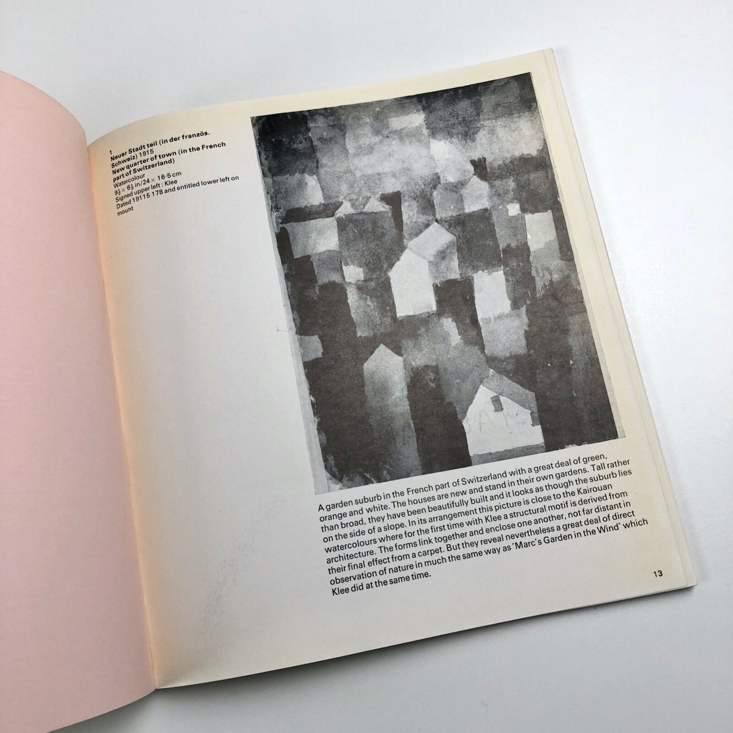 Paul Klee exhibition catalogue | Marlborough Fine Art | June - July 1966
