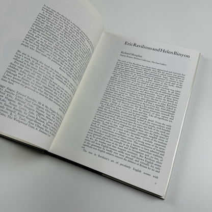 Eric Ravilious. Memoir of an Artist by Helen Binyon | Lutterworth Press, 1983
