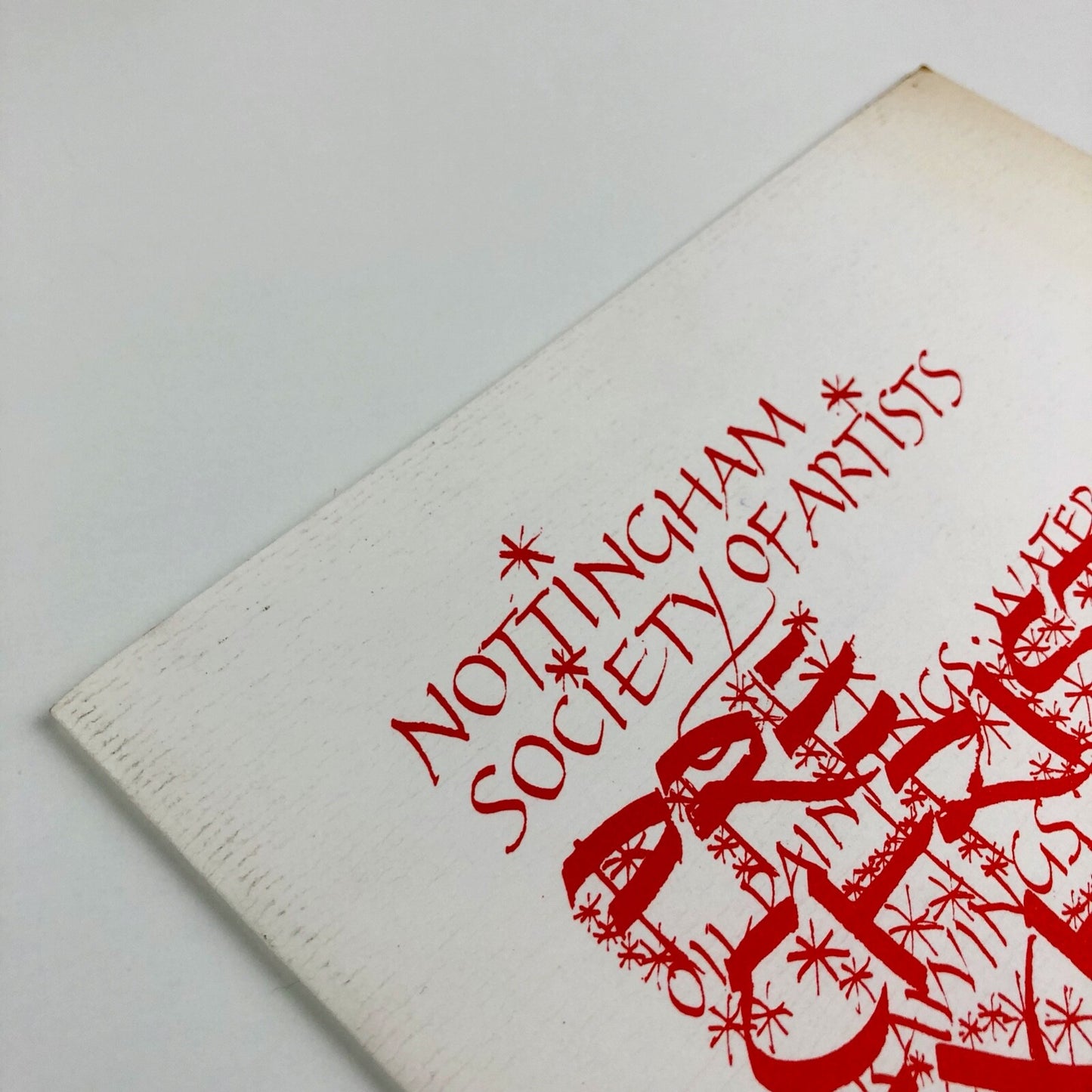 Nottingham Society of Artists | Pre-Christmas exhibition, November 1987